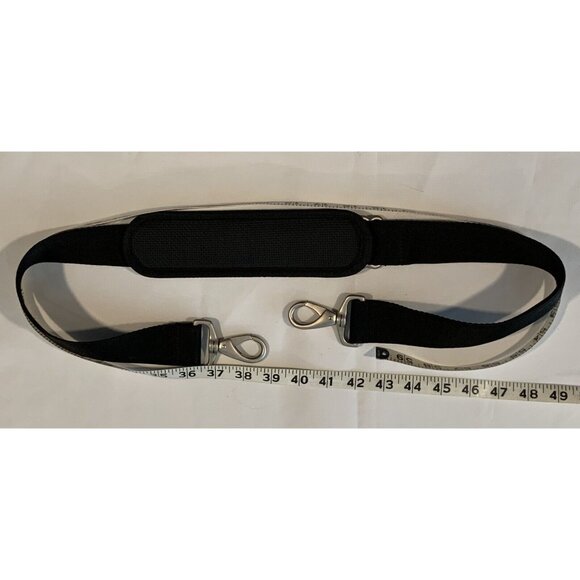 Eddie Bauer Black Nylon Laptop Bag Adjustable Strap Multiple Compartments Padded - Picture 14 of 14